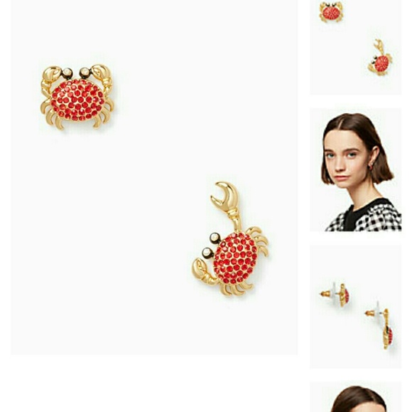 crab earrings kate spade